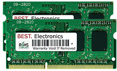 2GB Kit (2x 1GB) DDR3 1333MHz CL9 PC3-10600 1.5V 128Meg x 64 204-PIN 2GB Kit (2x 1GB) DDR3 1333MHz CL9 PC3-10600 1.5V 128Meg x 64 204-PIN