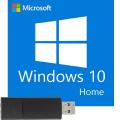 Microsoft Windows 10 Home 64/32BIT, Lizenzschlüssel + USB-Stick Arbeitsspeicher (RAM)