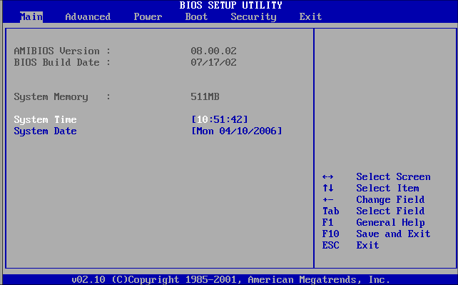 Bios Upgrade