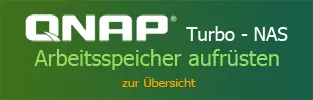 Qnap NAS-Server Arbeitsspeicher